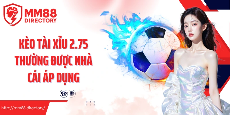 Kèo tài xỉu 2.75 thường được nhà cái áp dụng trong trường hợp nào?